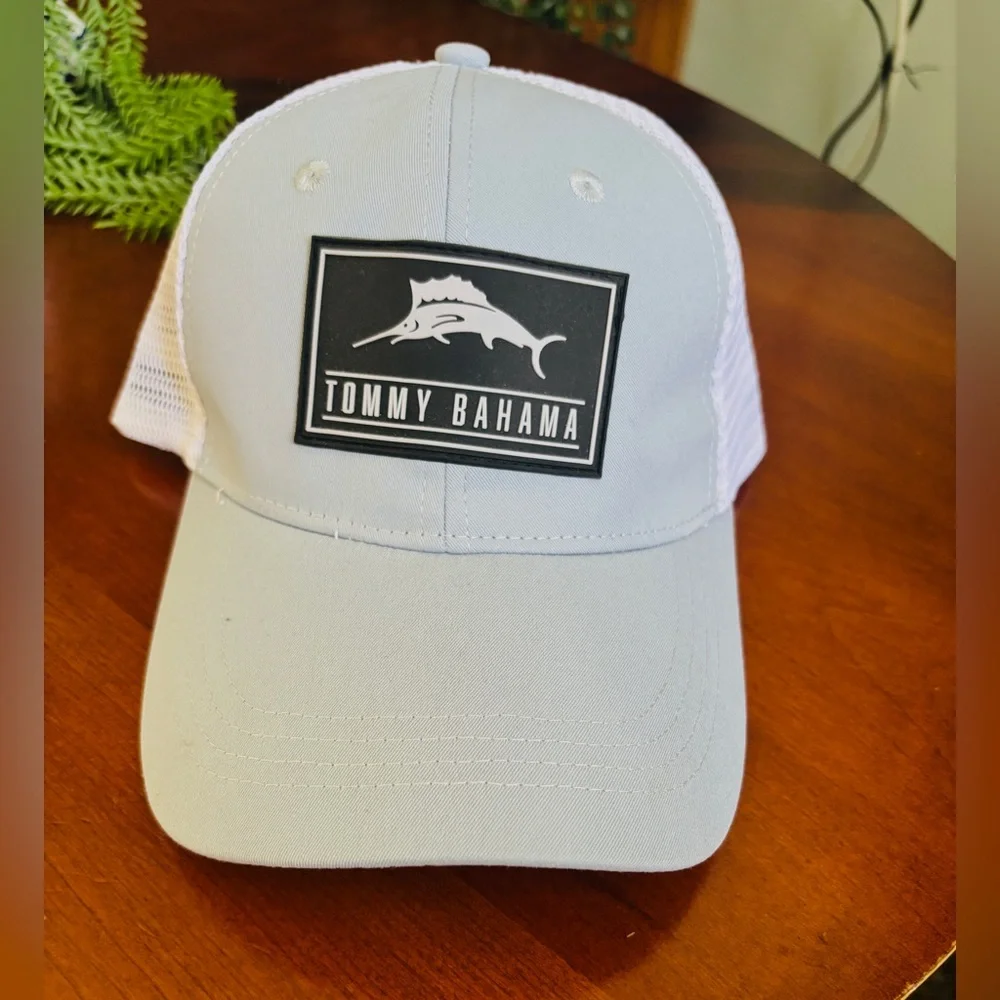 Tommy Bahama White and Blue Cap